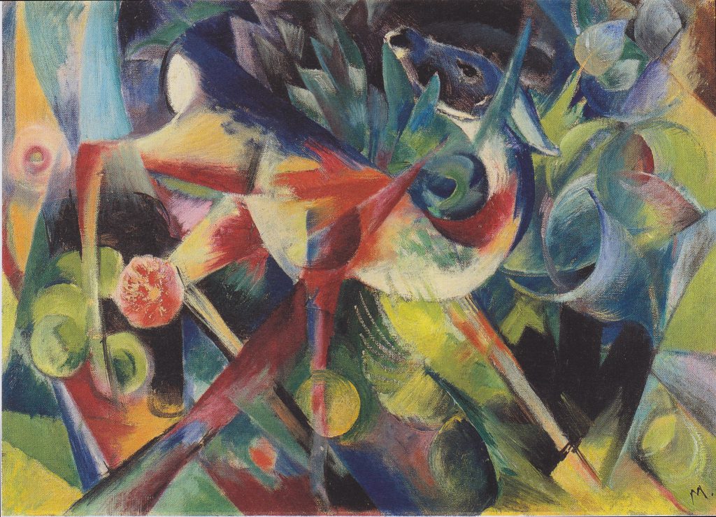 Franz Marc - Reh im Blumengarten