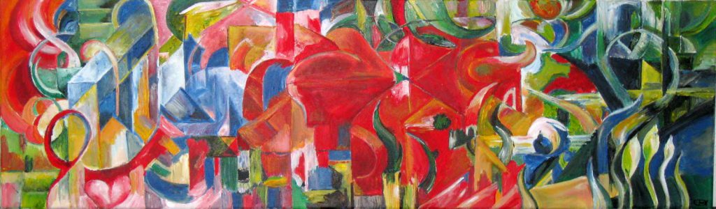 Franz Marc - Spielende Formen