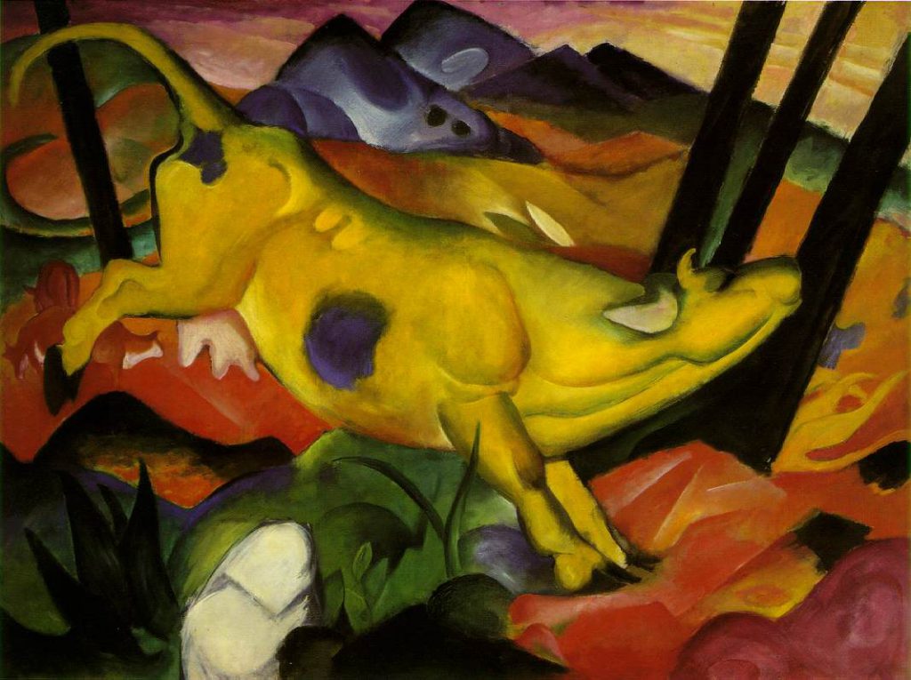 Franz Marc - Die gelbe Kuh