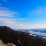 Blick über die Donau Richtung Osten aufgenommen von der Walhalla bei Regensburg