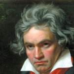 Ludwig van Beethoven von Joseph Karl Stieler, Öl auf Leinwand,1820, Beethoven-Haus in Bonn