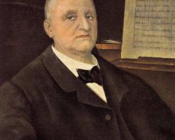 Anton-Bruckner-Gemälde Anton Bruckner Gemälde