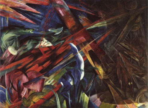 Franz Marc - Tierschicksale (Die Bäume zeigen ihre Ringe, die Tiere ihre Adern) Franz Marc - Tierschicksale (Die Bäume zeigen ihre Ringe, die Tiere ihre Adern)
